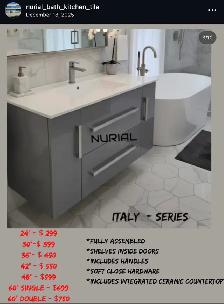 Bathroom vanities LED mirrors kitchen countertops - Photo 4