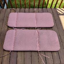 2 coussins pour chaises extérieures