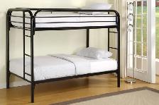 TWIN OVER TWIN BUNK BED ON SALE ! FREE DELIVERY (BLACK) - Photo 6