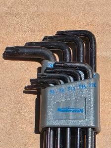 Mastercraft Long Torx Cr-V Steel 9 Pieces - Photo 8