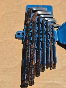 10 Pc. Mastercraft Allen Key Set With Plastic Holder/Case - Photo 8