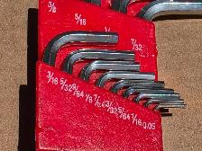 13 Pc. SAE Standard Allen Keys With The Ball At The End Plastic - Photo 3