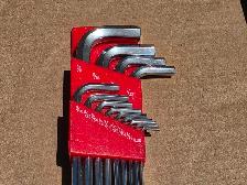 13 Pc. SAE Standard Allen Keys With The Ball At The End Plastic - Photo 8