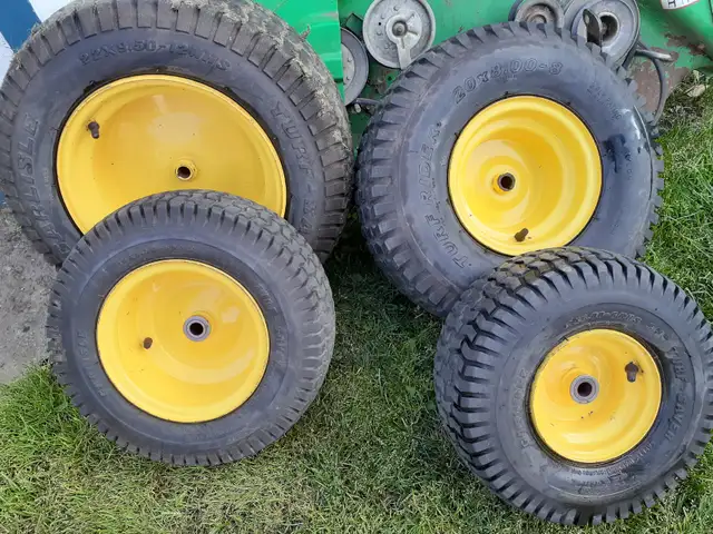 tires & rims for lawn & garden tractors