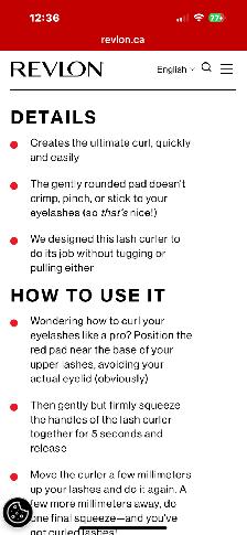 REVLON  LASH CURLER - Photo 5