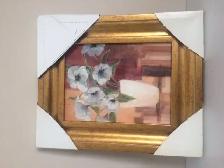 CADRENEUF GOLD 10'x12'DANS EMBALAGE AVEC BOUQUET DE FLEURS$20.00 - Photo 2