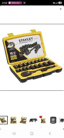 Stanley Professional Grade Black Chrome Socket Set 19-pc SAE/MM - Photo 10