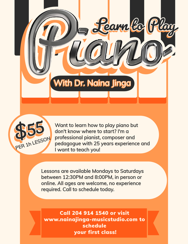 Piano Lessons for Children & Adults | Old St. Vital |