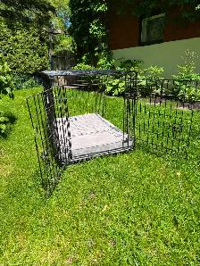 Cage (dog crate) et coussin pour chien quasi-neuve impeccable - Photo 3