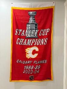 Calgary Flames Stanley Cup Banner