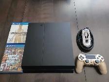 PS4   1 manette   2 jeux