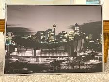 Downtown Calgary Skyline Saddledome Picture