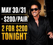 Bruno Mars - May 30/31   ALL SHOWS