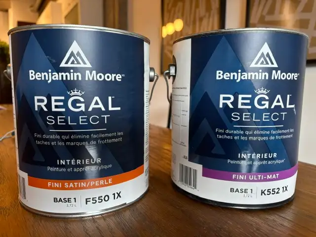 2 gallons peinture blanche professionnelle 1ère qualité