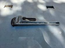 Snap-on Tools 18' Aluminum External Pipe Monkey Wrench PWA18A - Photo 7