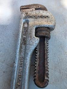 Snap-on Tools 18' Aluminum External Pipe Monkey Wrench PWA18A - Photo 9
