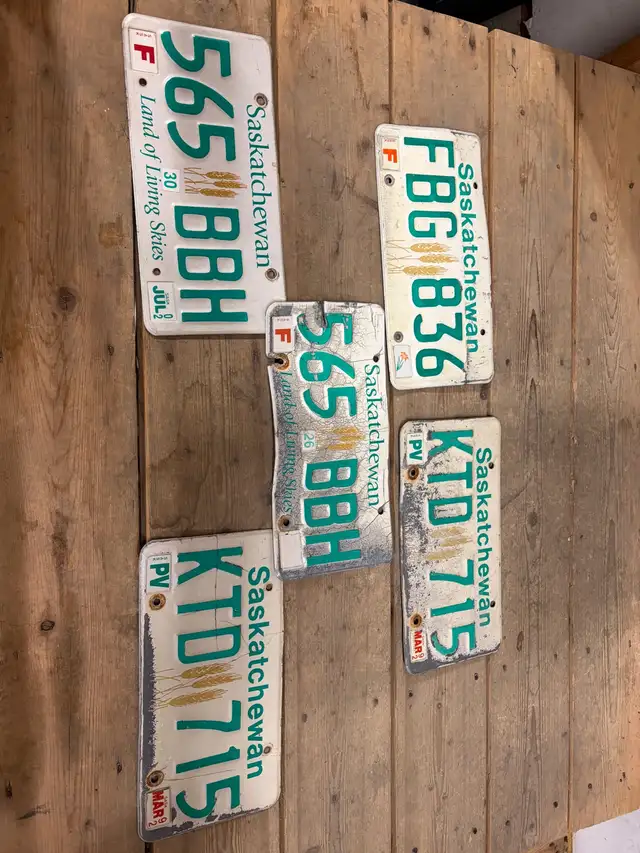 Saskatchewan License Plates Licence