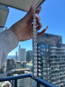 10mm vvs1 men’s diamond bracelet - Photo 2