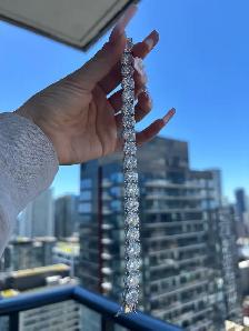 10mm vvs1 men’s diamond bracelet - Photo 4