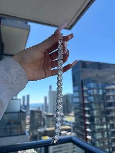 10mm vvs1 men’s diamond bracelet - Photo 5