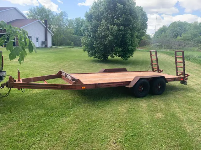 Tandem Equipment Trailer Hudson Bros 6 x 16