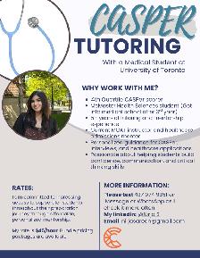 CASPER Prep & Tutoring from a Med student & 4th Quartile Scorer