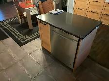 Ensemble comptoir contour en granit