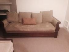 Solid wood couch in Excellent Condition for $220 - Photo 3
