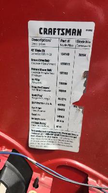 2008 Craftsman Riding Lawnmower - Photo 6