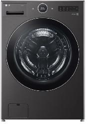 LG Black Steel AI Wi-Fi Enabled Mega Capacity Steam Washer