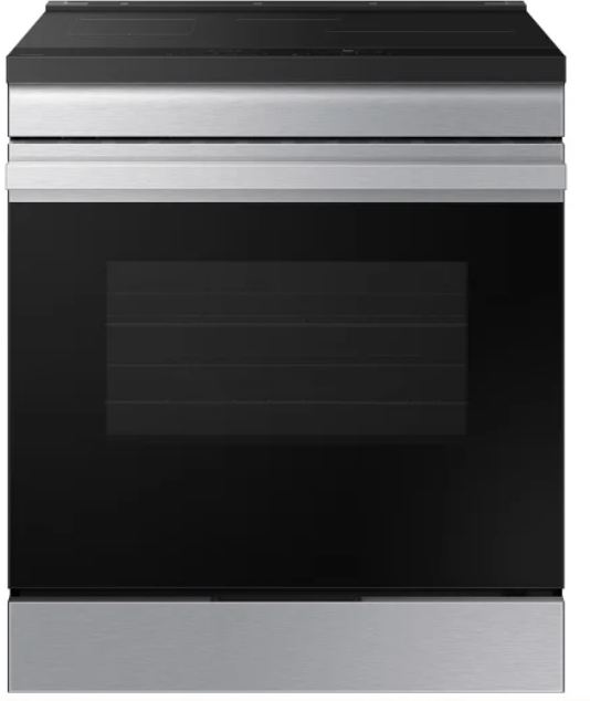 Samsung BESPOKE Stainless Steel Slide-In Induction Range