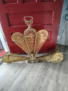 Vintage fire screen