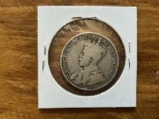 1916 CANADIAN 50 Cents Silver Coin ! - Photo 2