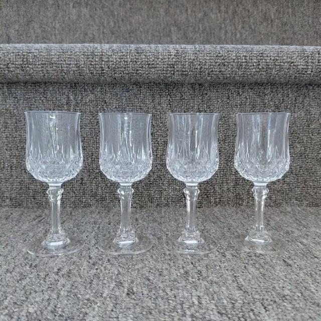 4 coupes ou verres à porto liqueur Cristal d'Arques Paris