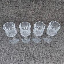 4 coupes ou verres à porto liqueur Cristal d'Arques Paris - Photo 2