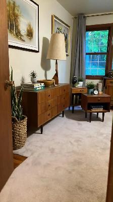 Mid century. TEAK TECK. Chambre à coucher. Commode, crédence, bu - Photo 2