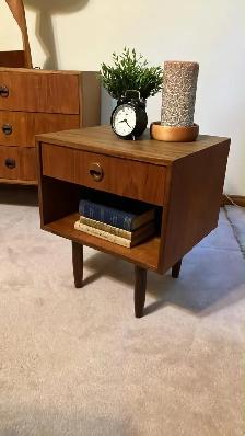 Mid century. TEAK TECK. Chambre à coucher. Commode, crédence, bu - Photo 9