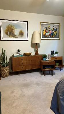 Mid century. TEAK TECK. Chambre à coucher. Commode, crédence, bu - Photo 10