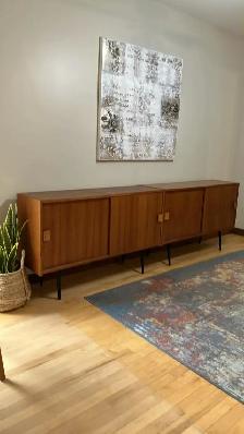 Mid century. TEAK TECK. Modulaire. Crédence, buffet, bar, vaisse - Photo 5