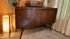 Mid century modern. TEAK TECK Lampe / Buffet, crédence, bar, vit - Photo 4