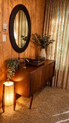 Mid century modern. TEAK TECK Lampe / Buffet, crédence, bar, vit - Photo 10