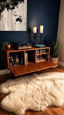 Mid century TEAK TECK Buffet console, crédence, bibliothèque, ba - Photo 10