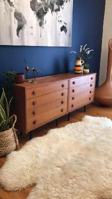 Mid century. TEAK TECK. Modulaire. Crédence, buffet, commode, ta - Photo 3