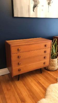 Mid century. TEAK TECK. Modulaire. Crédence, buffet, commode, ta - Photo 6