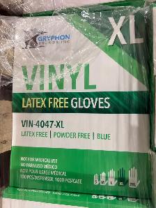 Vinyl Gloves Medical/Non-Medial, Clear Blue - Photo 3