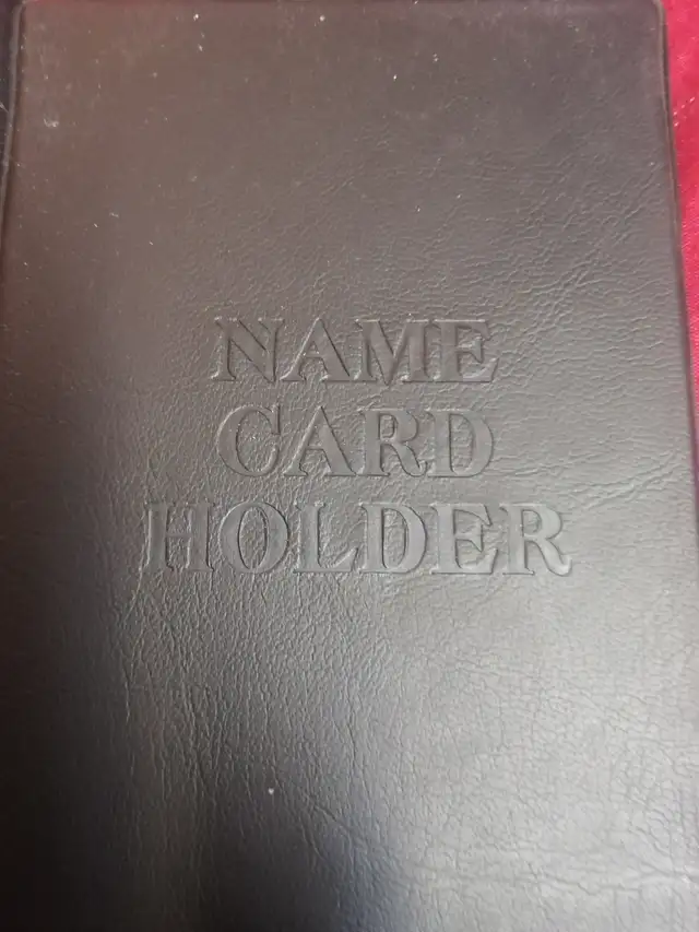 Leather wine binder