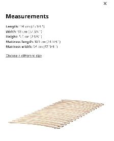 Twin Bed Slats LUROY IKEA - Photo 3