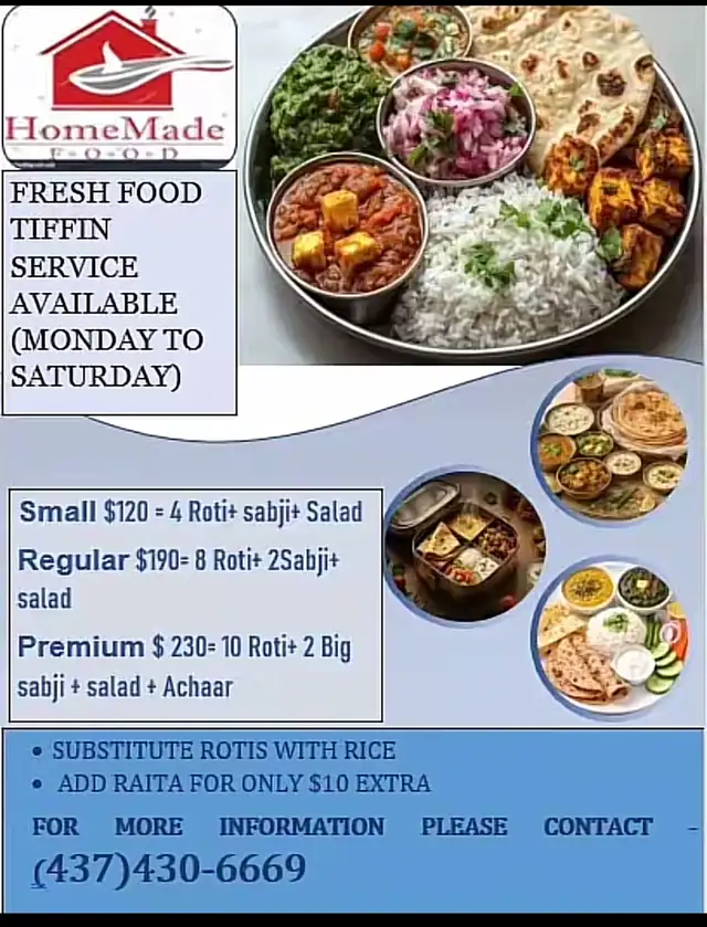Fresh Homemade Food Service