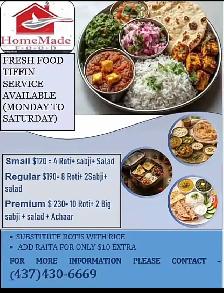 Fresh Homemade Food Service