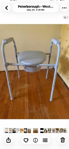 Portable commode